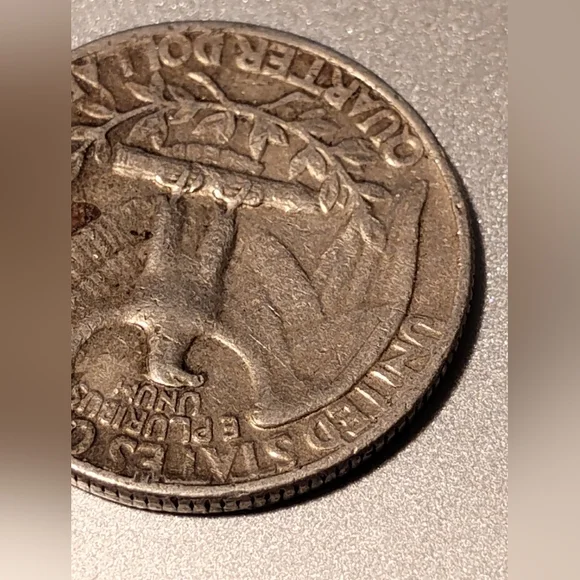 1966 Quarter Dollar Liberty Coin Errors No Mint Mark Letters Parts Flat By Rim